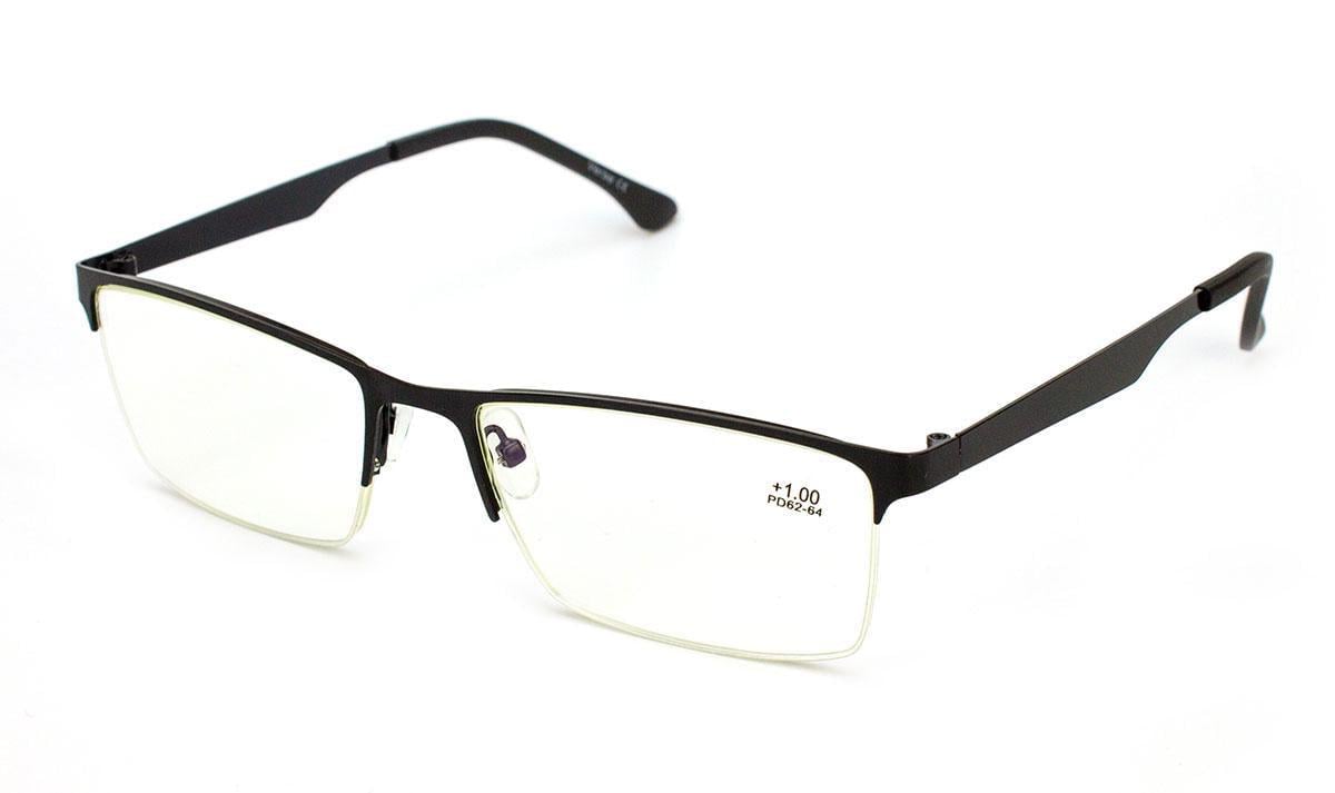 Окуляри для зору в металевій оправі Verse 319146S-C1 Blue Blocker +4,00