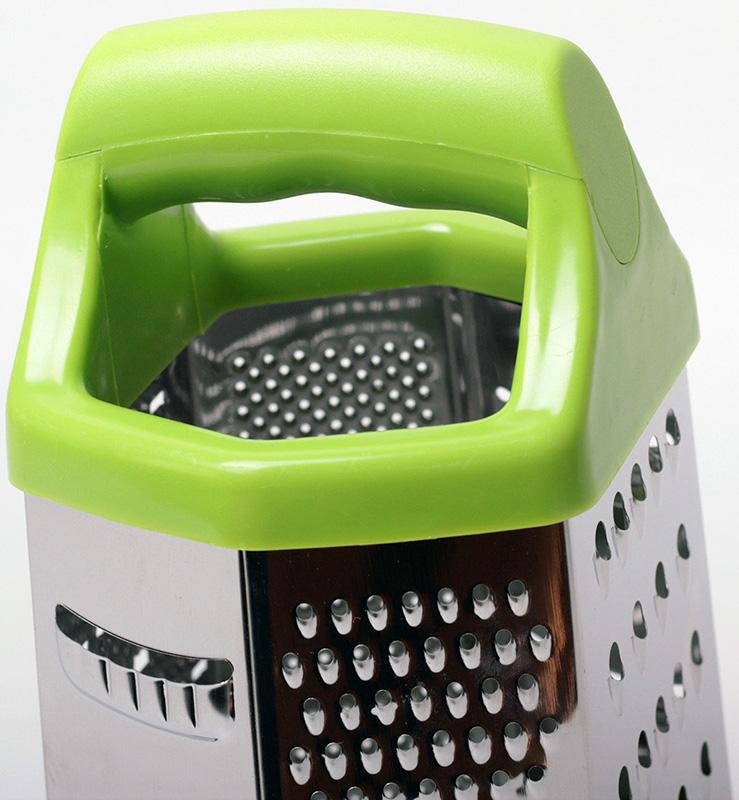 Терка-шинковка Kamille Tampere 6-гранная с пластиковой ручкой - фото 5