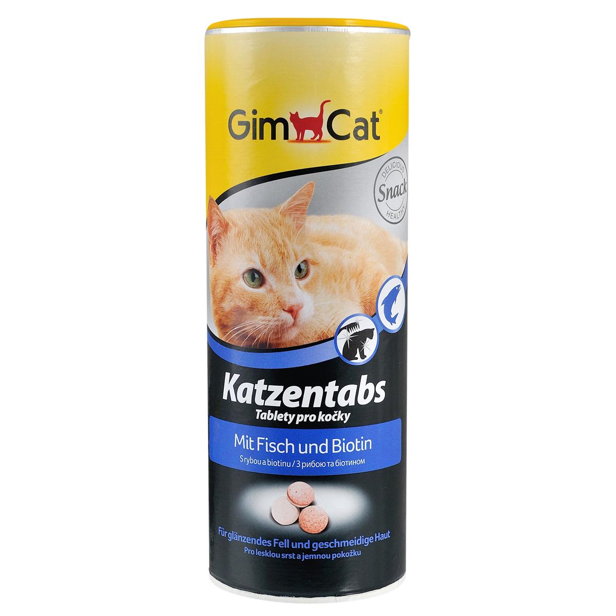Витамины для кошек GimCat Tabs Рыба 425 г (419077/409146) Витамины для кошек GimCat Tabs Рыба 425 г (419077/409146)