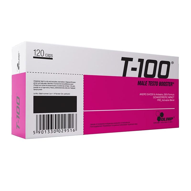 Бустер тестостерона Olimp T-100 Male Testo Booster 120 капс. (01421-01) - фото 1