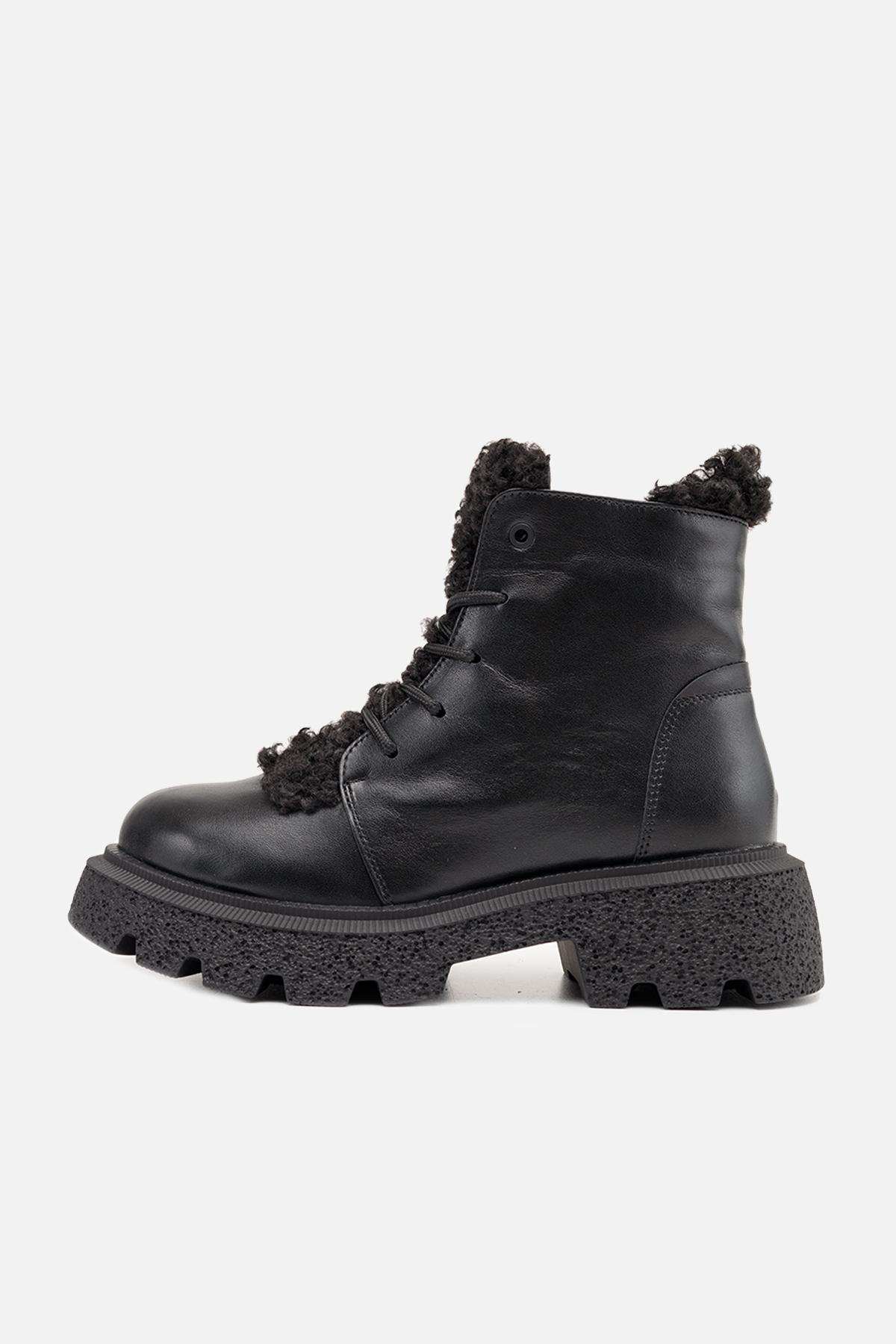 Ботинки женские Yuki ЦБ-00255798 р. 39 Черный (SKT001008315)