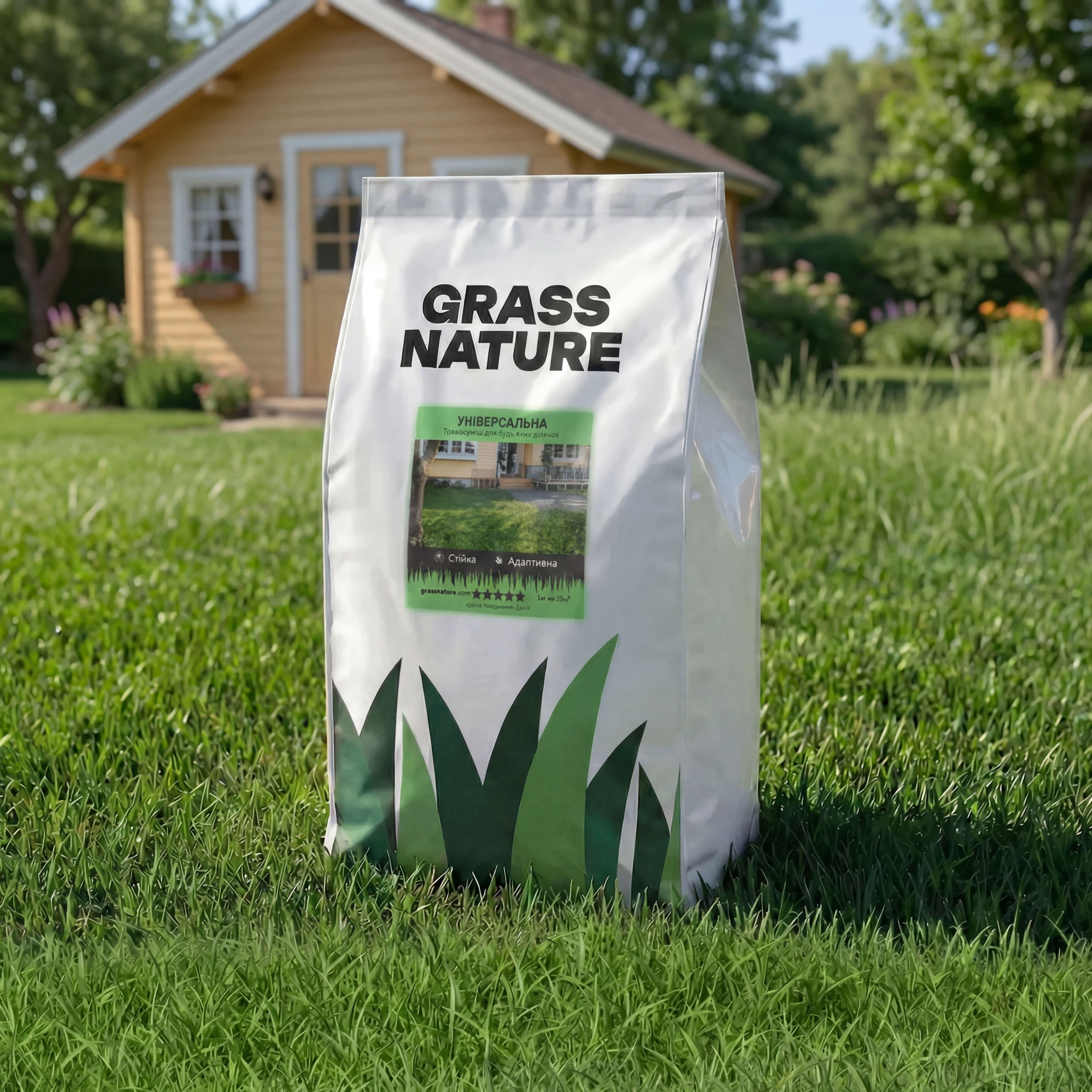Насіння газонної трави GrassNature Універсальна 10 кг (24463226)
