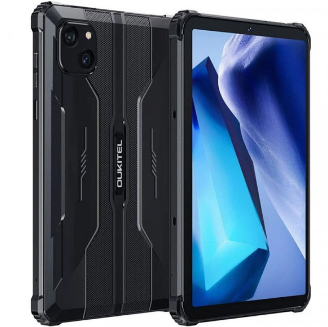 Планшет захищений Oukitel RT3pro 8" HD 4GB/128 GB G81 5150 mAh 16+8 Мп IP69K LTE Black (RT3pro_Black) - фото 2 Планшет захищений Oukitel RT3pro 8" HD 4GB/128 GB G81 5150 mAh 16+8 Мп IP69K LTE Black (RT3pro_Black) - фото 2