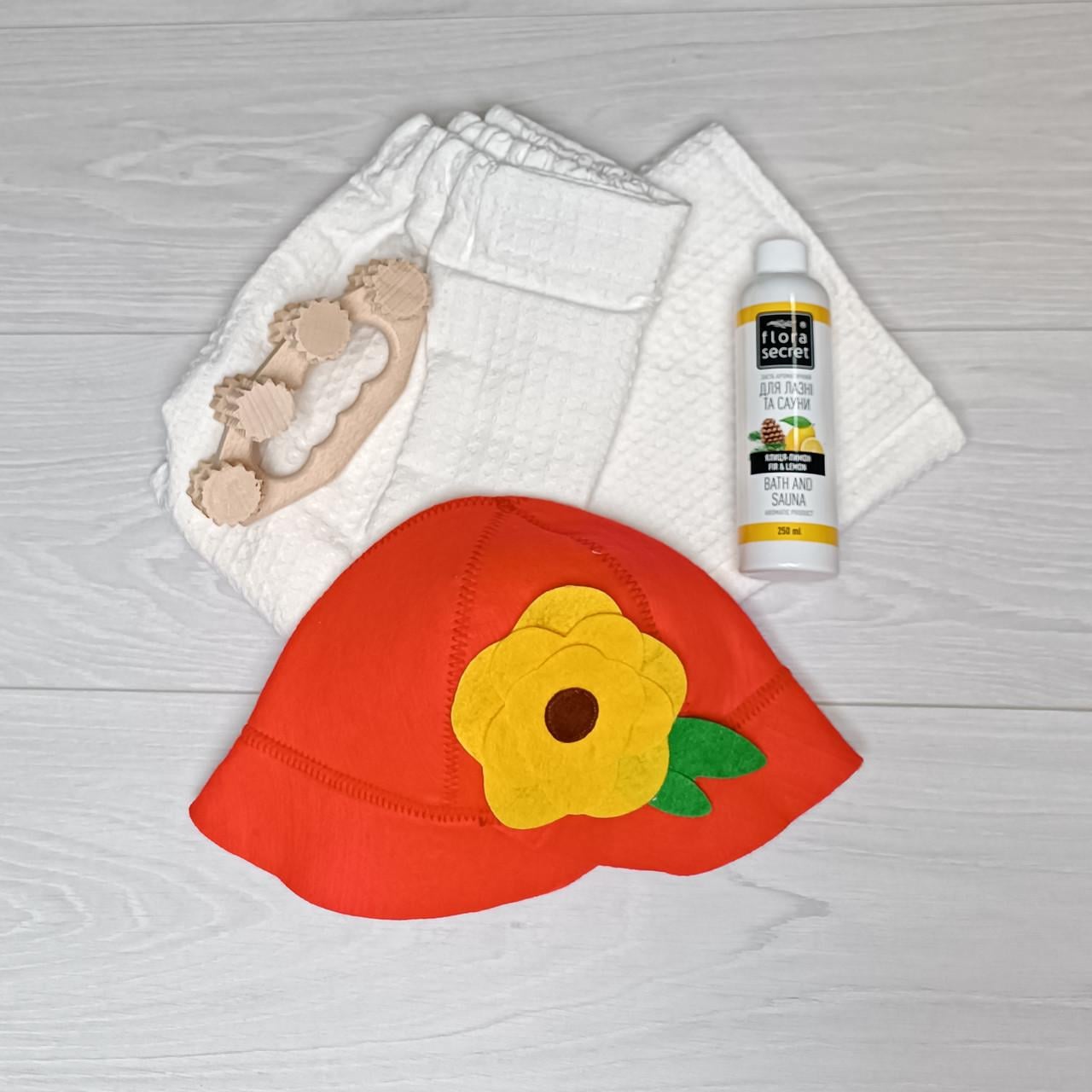 Подарочный набор для бани Luxyart Дюймовочка 4 пр. (PU-028)