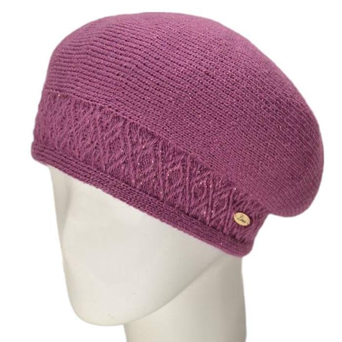 Берет женский Lirus Рина двойной полушерстяной Сиреневый (111690)