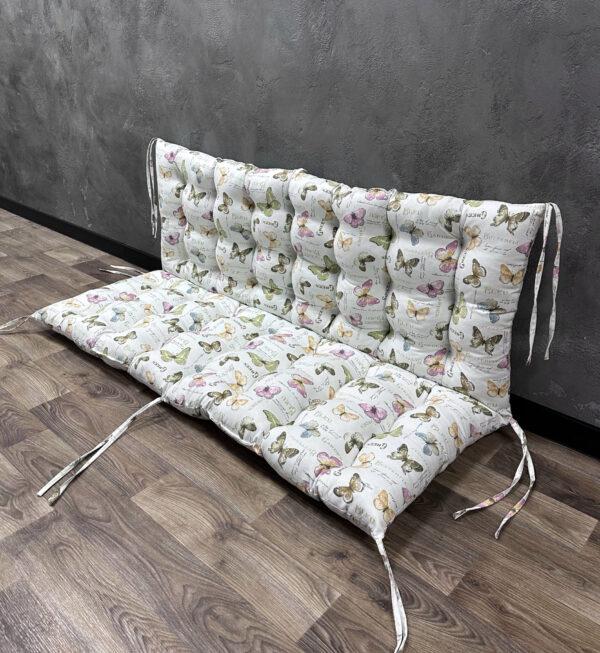 Подушка Comfort Home Butterflies на поддоны/качели/каркасы/садовую мебель 150х50х50 см