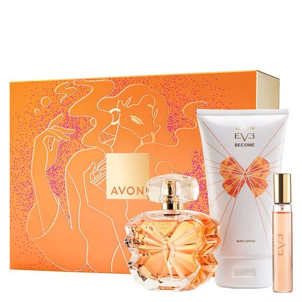 Набор женский парфюмированный Avon Eve Become 50/10/150 мл (AV32012)