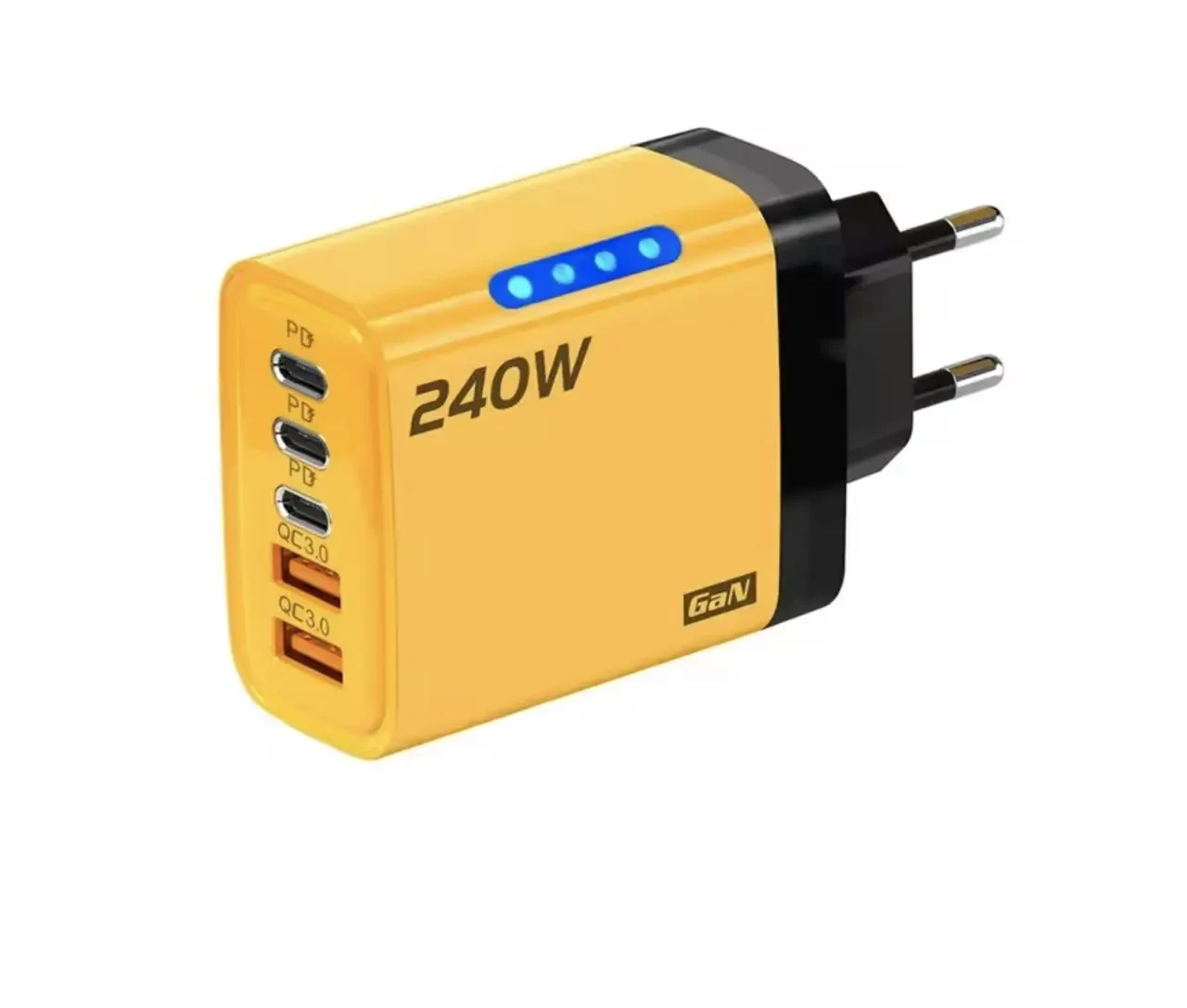 Сетевой адаптер универсальный 240W с 2×USB-A и 3×USB-C Fast Charge (10479)