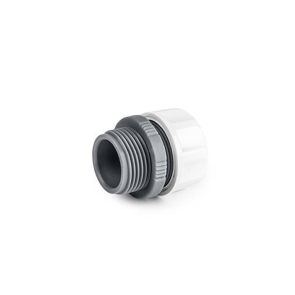 Адаптер Bradas Line с наружной резьбой 3/4" и муфтой под шланг 1/2" White (21221) Адаптер Bradas Line с наружной резьбой 3/4" и муфтой под шланг 1/2" White (21221)