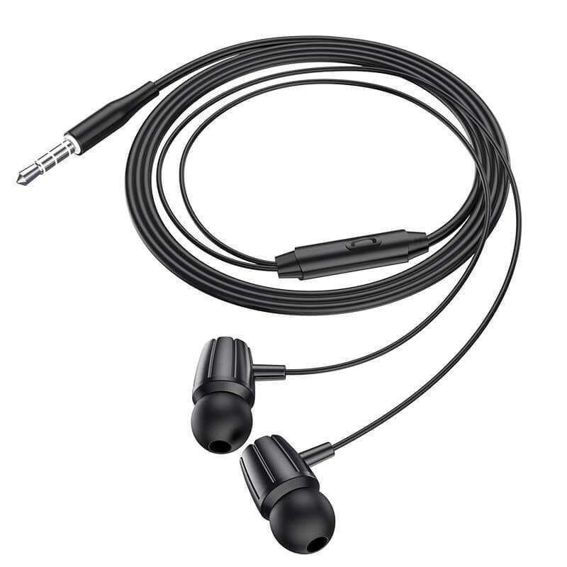 Навушники Hoco M88 Graceful universal earphones with mic Чорний (2005106250)