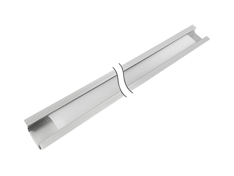 Профіль алюмінієвий для світлодіодної стрічки LEDUA АЛ-01-1 анодований врізний 2 м (3928) - фото 3 Профіль алюмінієвий для світлодіодної стрічки LEDUA АЛ-01-1 анодований врізний 2 м (3928) - фото 3