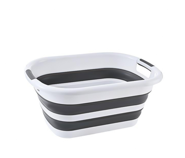 Ведро складное 26 л 545х395х238 мм Белый/Серый (14206922)