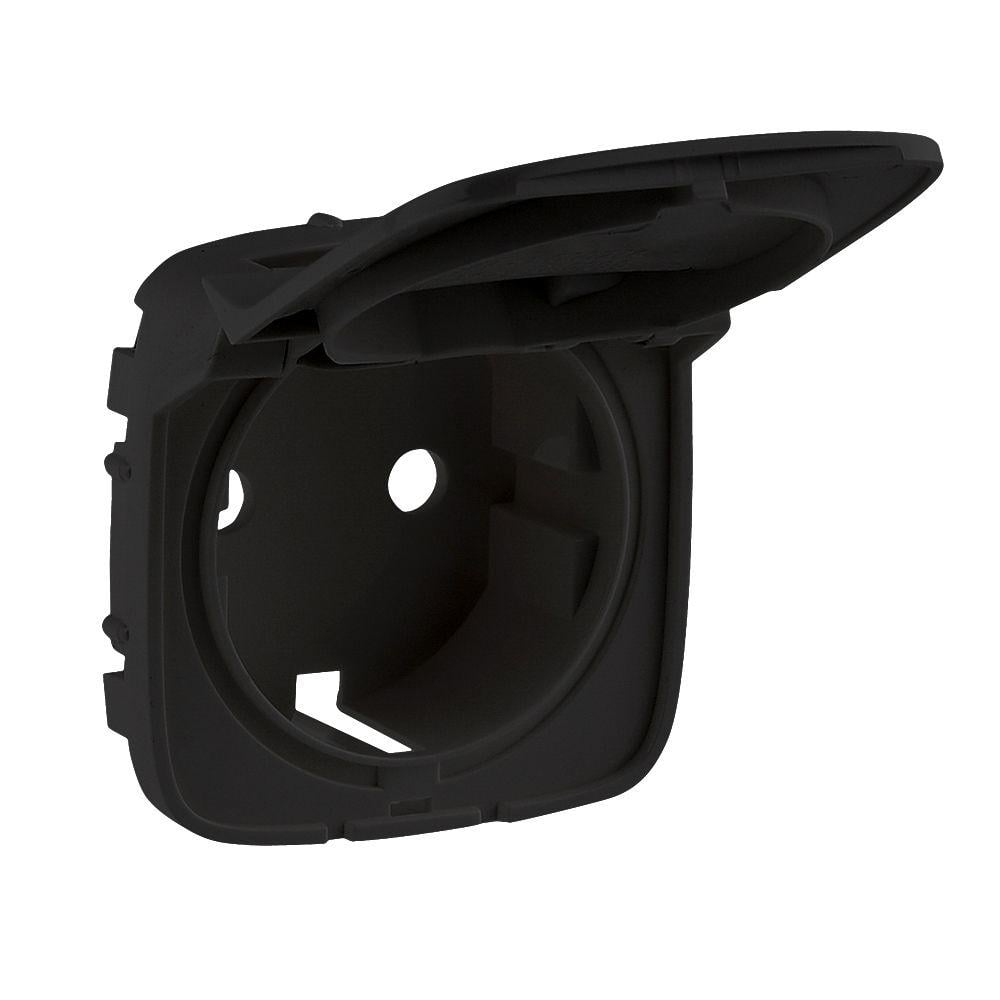 Накладка розетки Legrand Valena Allure 2к+Зj Антрацитовый (754848)