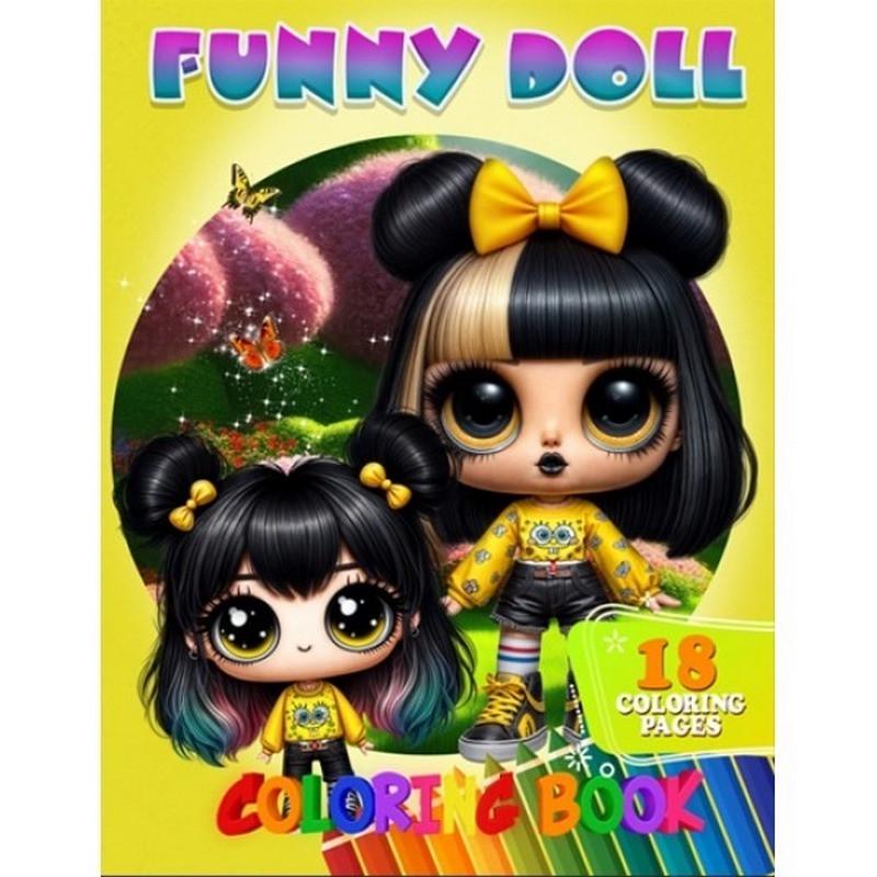 Розмальовка для дітей Funny Doll формат А4 (А05122405)