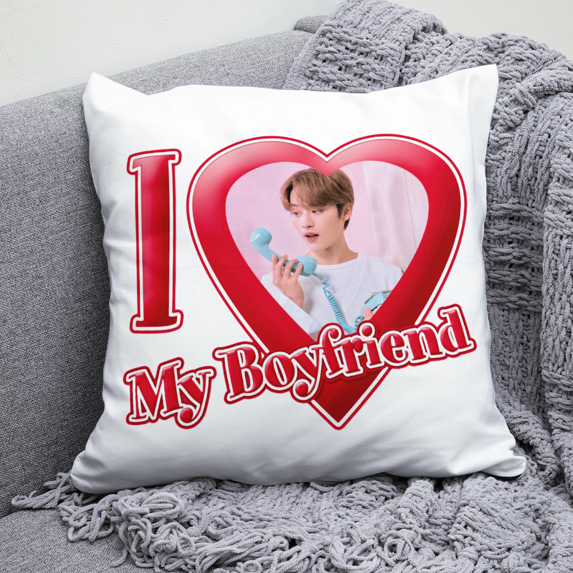 Плюшевая подушка квадрат с принтом K-Pop Минхо Stray Kids