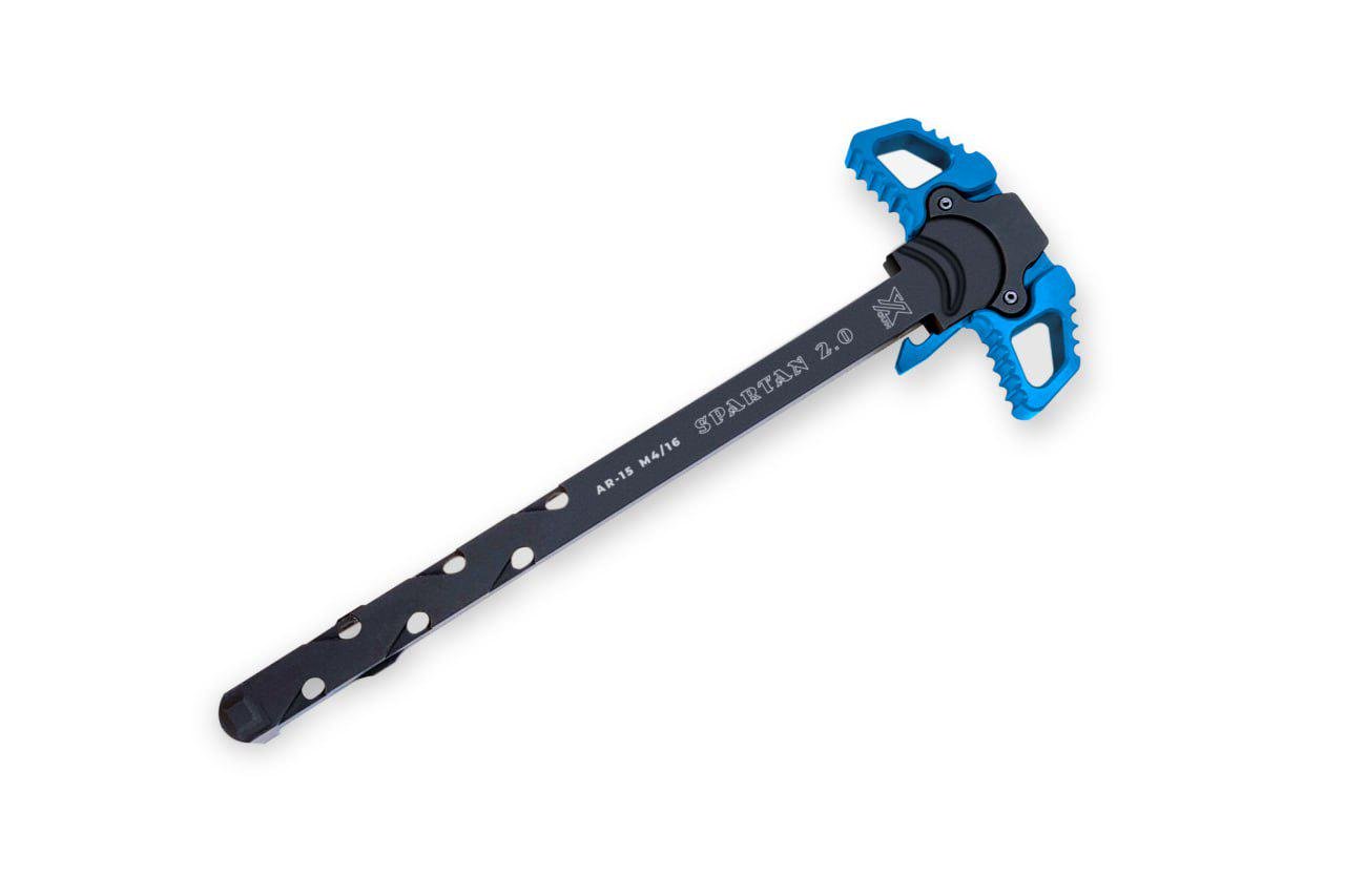 Рукоятка взведения Xgun Spartan 2.0 двусторонняя AR15 Blue
