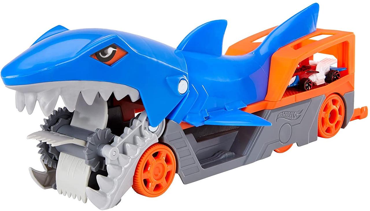 Набор игровой Hot Wheels Shark Chomp Transporter (GVG36) - фото 3