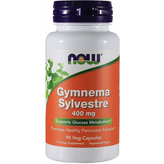 Джимнема сильвестра NOW Foods Gymnema Sylvestre 400 мг 90 Veg Caps