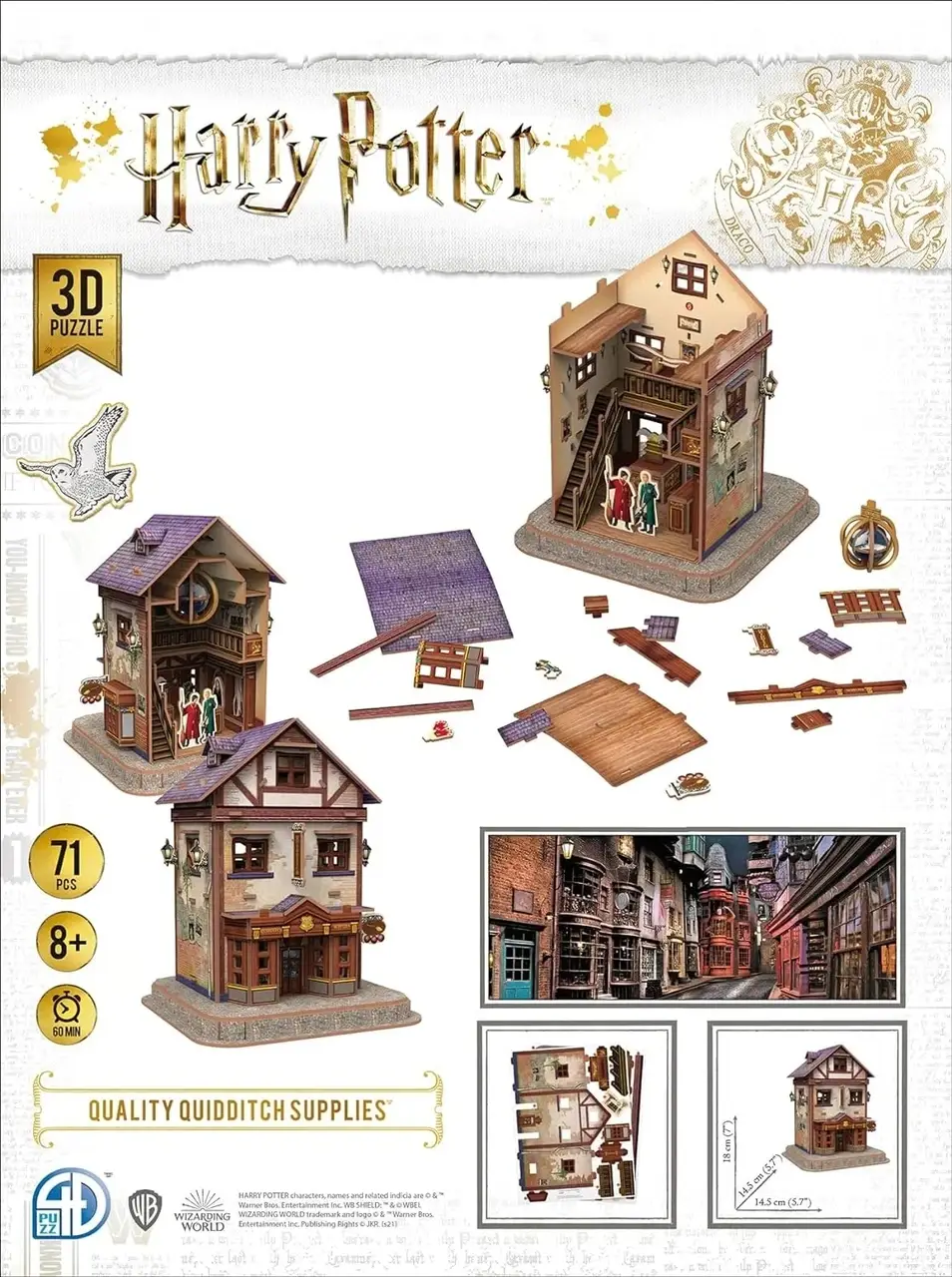 Пазли Quality Quidditch Supplies Set 3D Harry Potter (568978) - фото 3