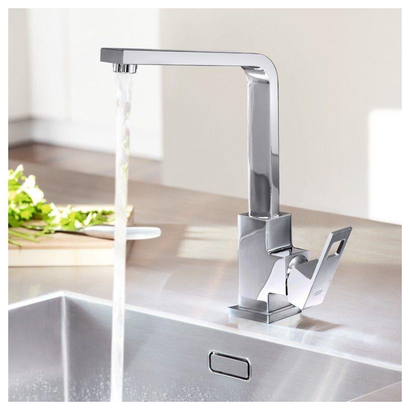 Змішувач для кухні Grohe Eurocube 23135000 одноважільний Хром (111128) - фото 4 Змішувач для кухні Grohe Eurocube 23135000 одноважільний Хром (111128) - фото 4