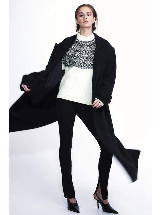 Свитер H&M 1208016П S Белый/Черный - фото 4