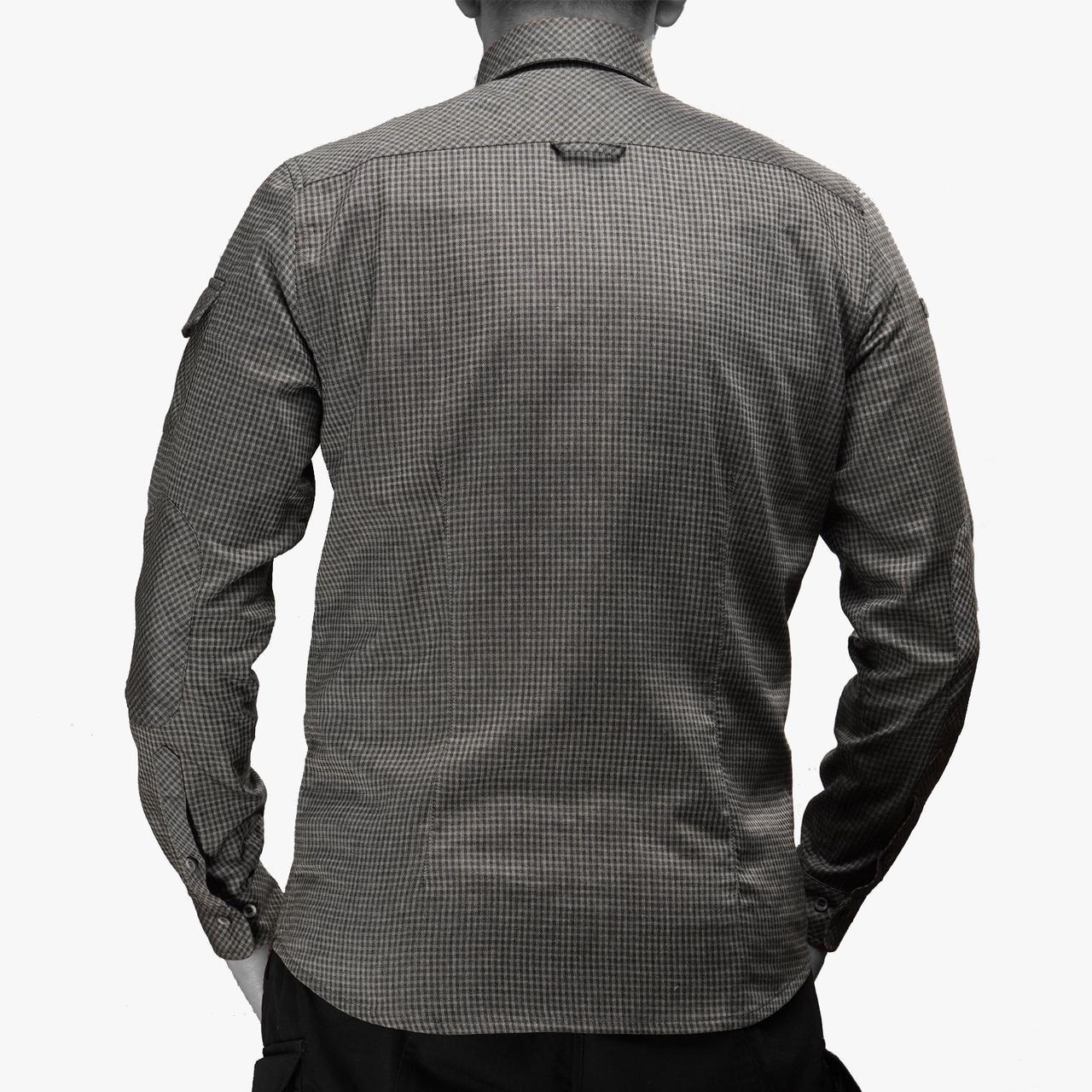 Сорочка UATAC Plaid в клітинку L Сірий (2745852107) - фото 2 Сорочка UATAC Plaid в клітинку L Сірий (2745852107) - фото 2