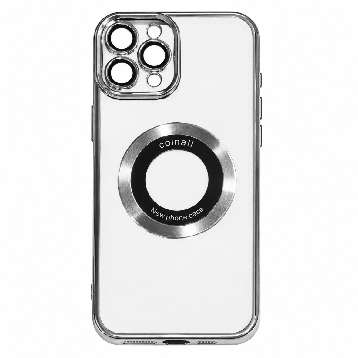 Магнітний чохол XON PhoneCase Magnetic для iPhone 11 Pro (PCMC1111300G 8161) Сірий/Прозорий