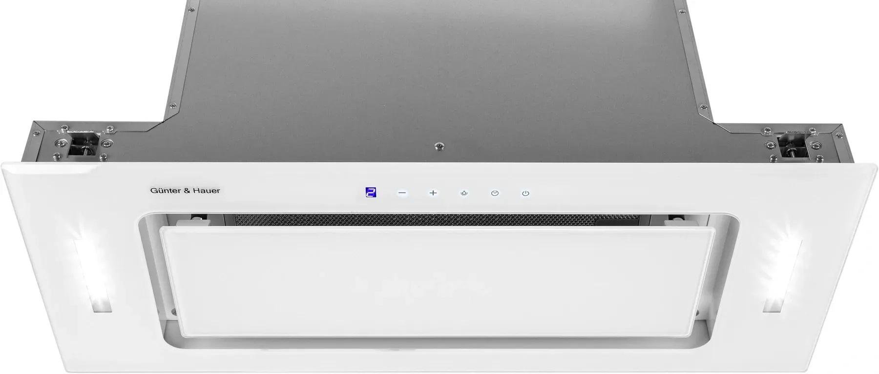 Вытяжка мощная встроенная Gunter&Hauer ATALA 1075 GLW сенсорная с LED-подсветкой