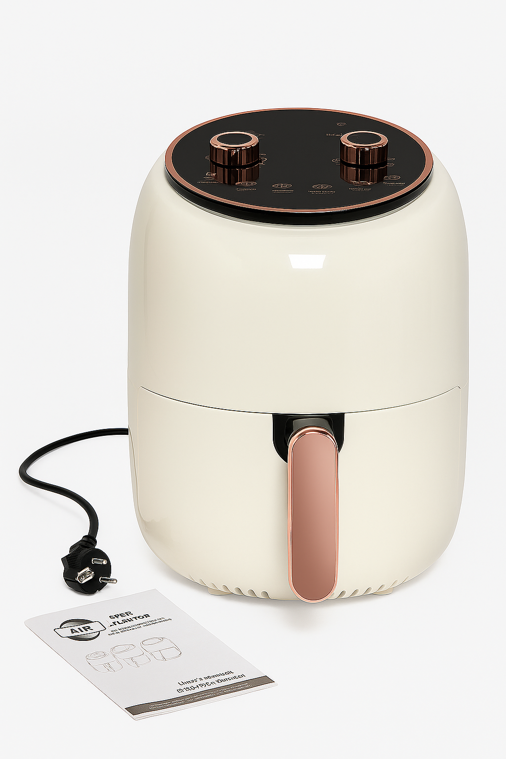 Аерофритюрниця Rainberg RB-2318 8,5 л 3800 Вт Білий (ML-05126)