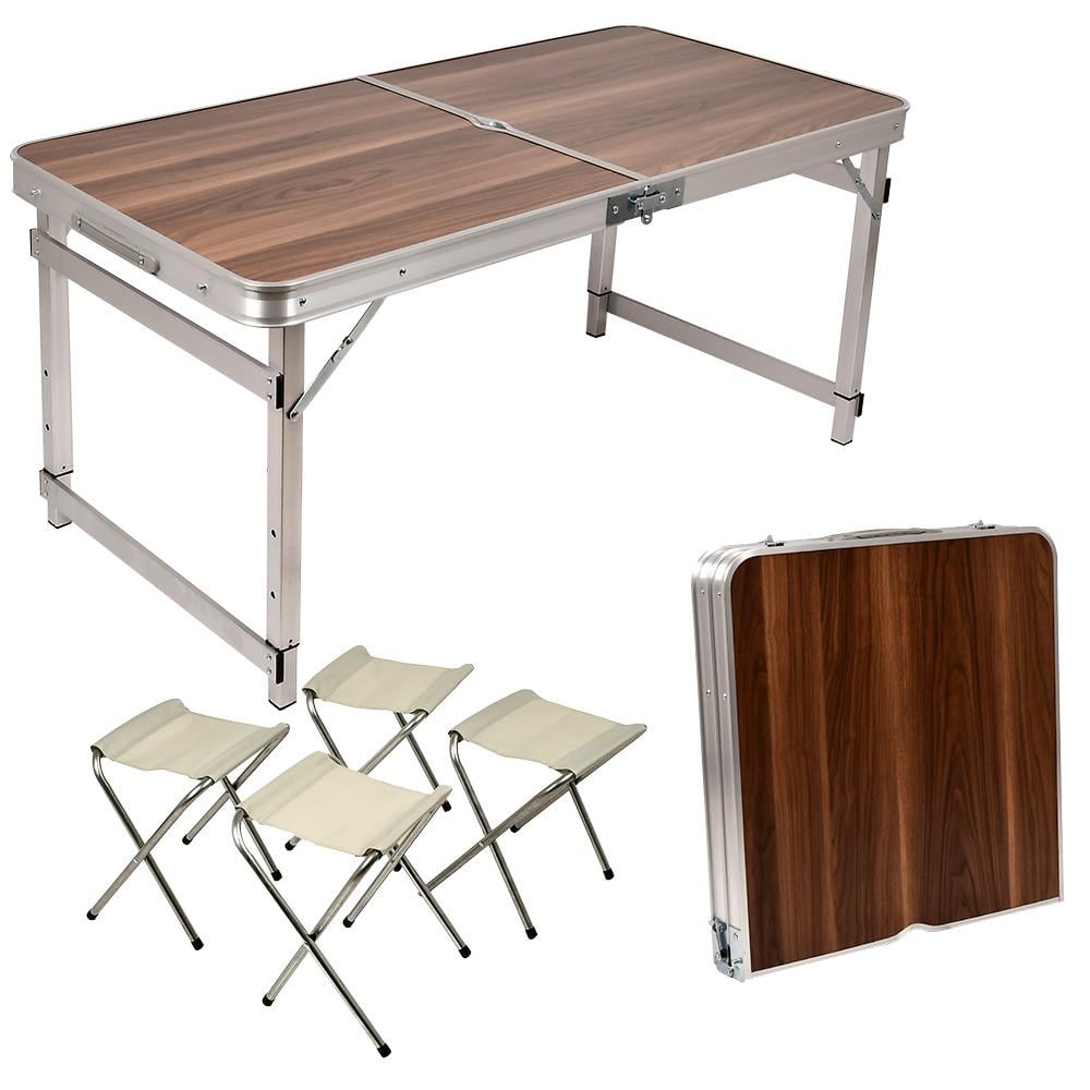 Стол-чемодан укрепленный 120х60х70 см (MH-5363-1)