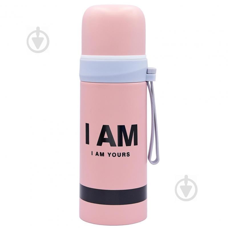 Термос стальной Zelart 350ml FI-2333 Розовый