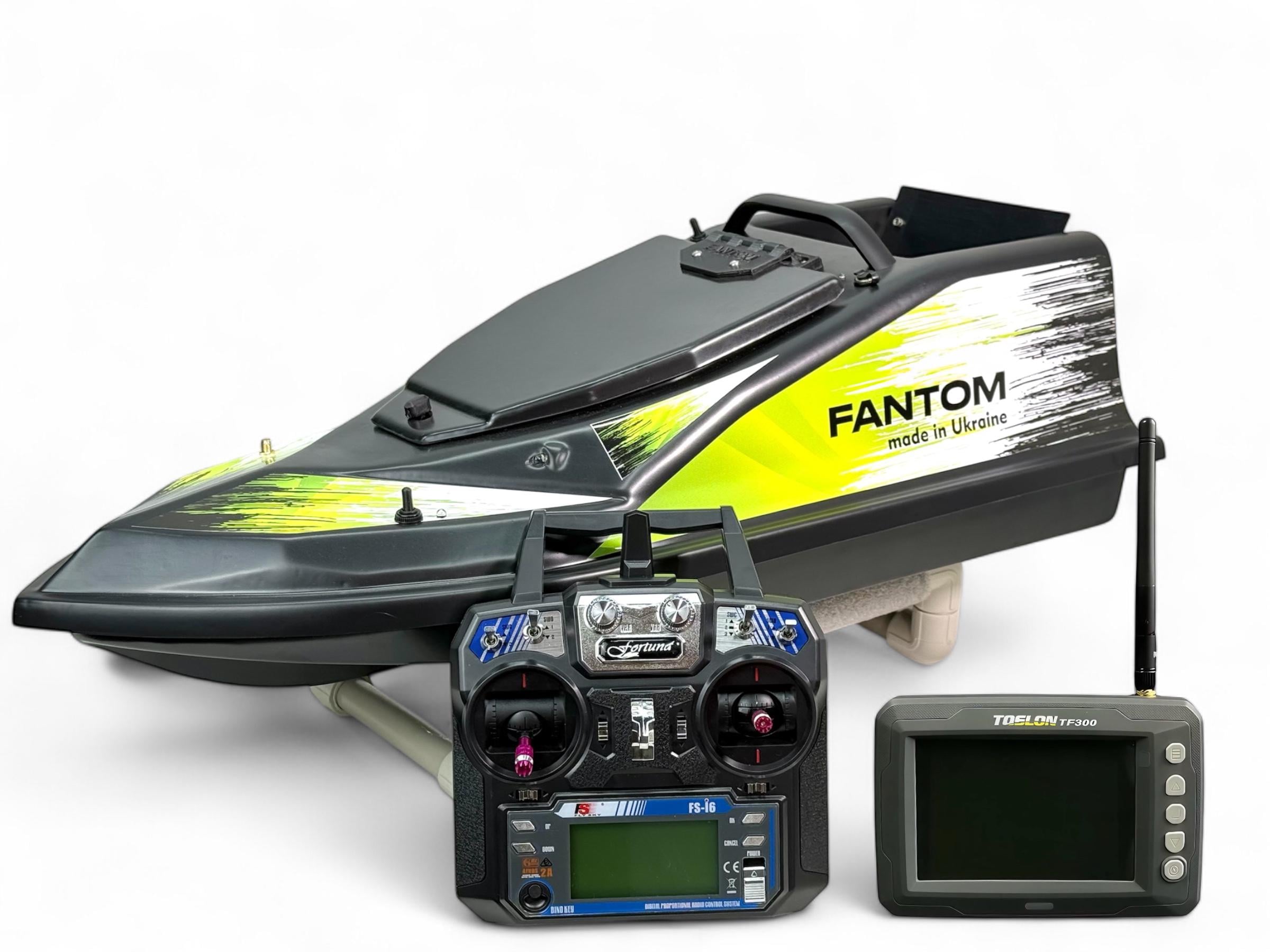 Кораблик для підгодовування Фантом Модерн з ехолотом Toslon300 і GPS автопілотом V3_9/1