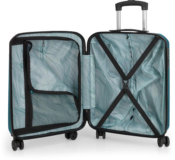Чемодан Gabol Mercury S Turquoise (122922-018) - фото 4 Чемодан Gabol Mercury S Turquoise (122922-018) - фото 4