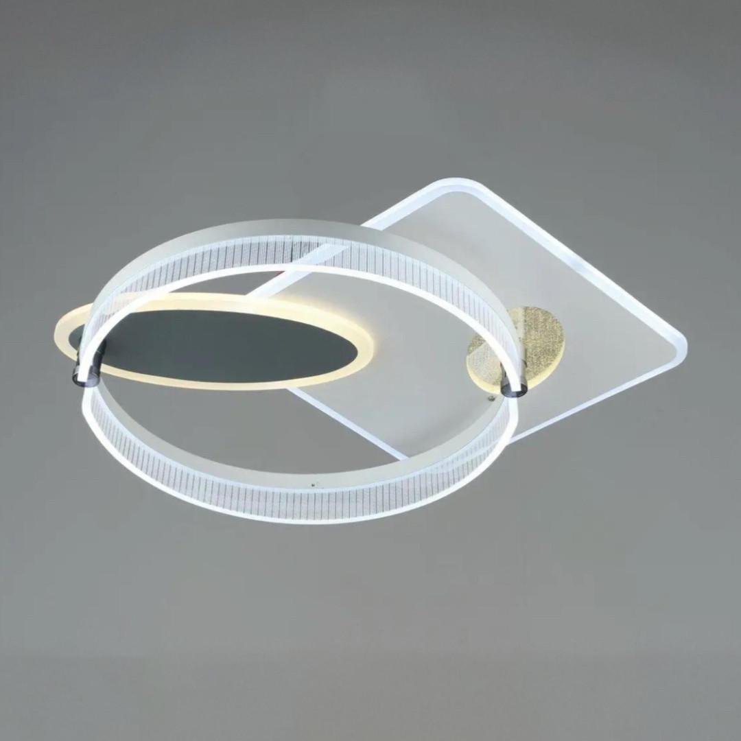 Люстра светодиодная Sirius акриловая 65W 3000-6500К Белый (B YH1020/130W)