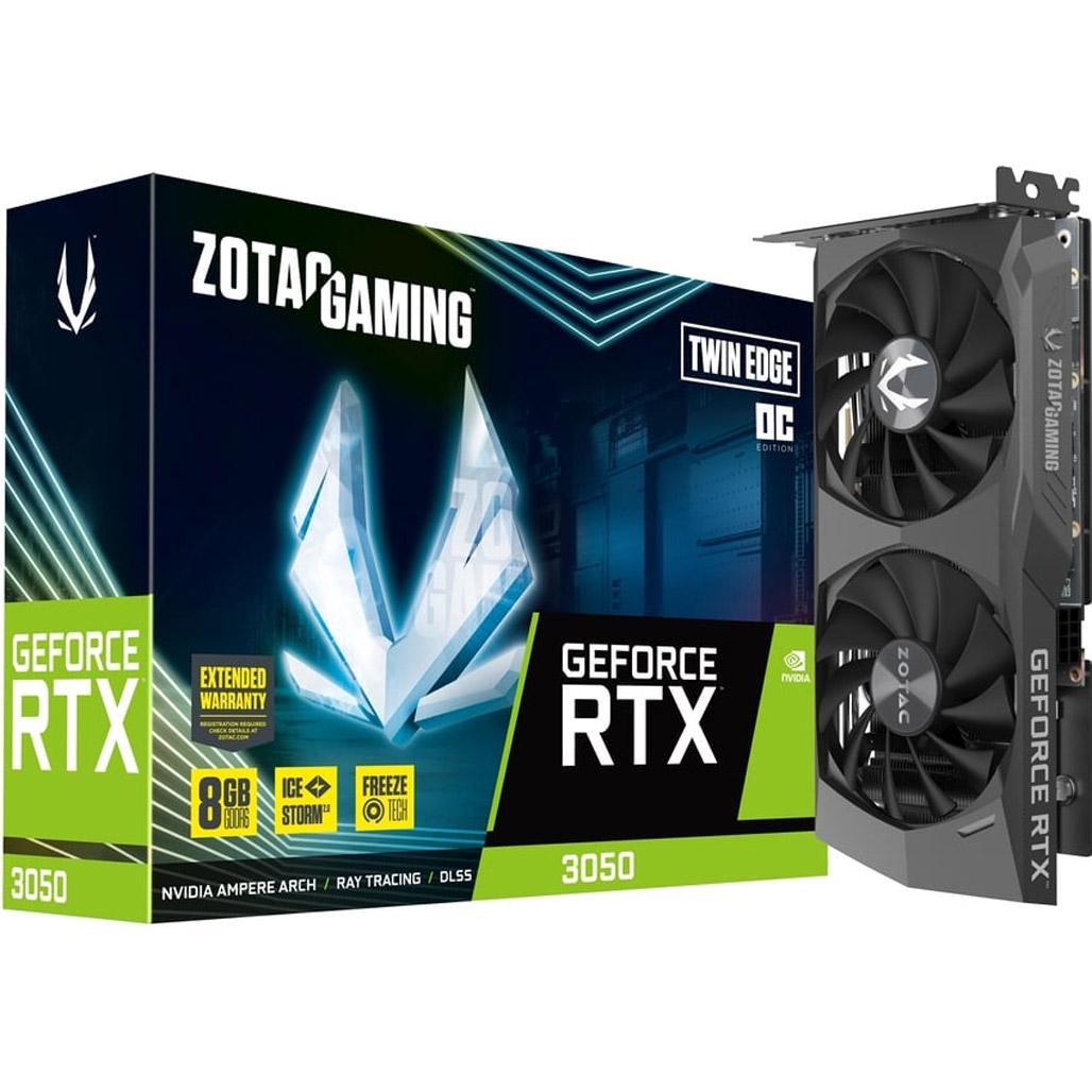 Відеокарта Zotac Gaming GeForce RTX 3050 Twin Edge OC (ZT-A30500H-10M)