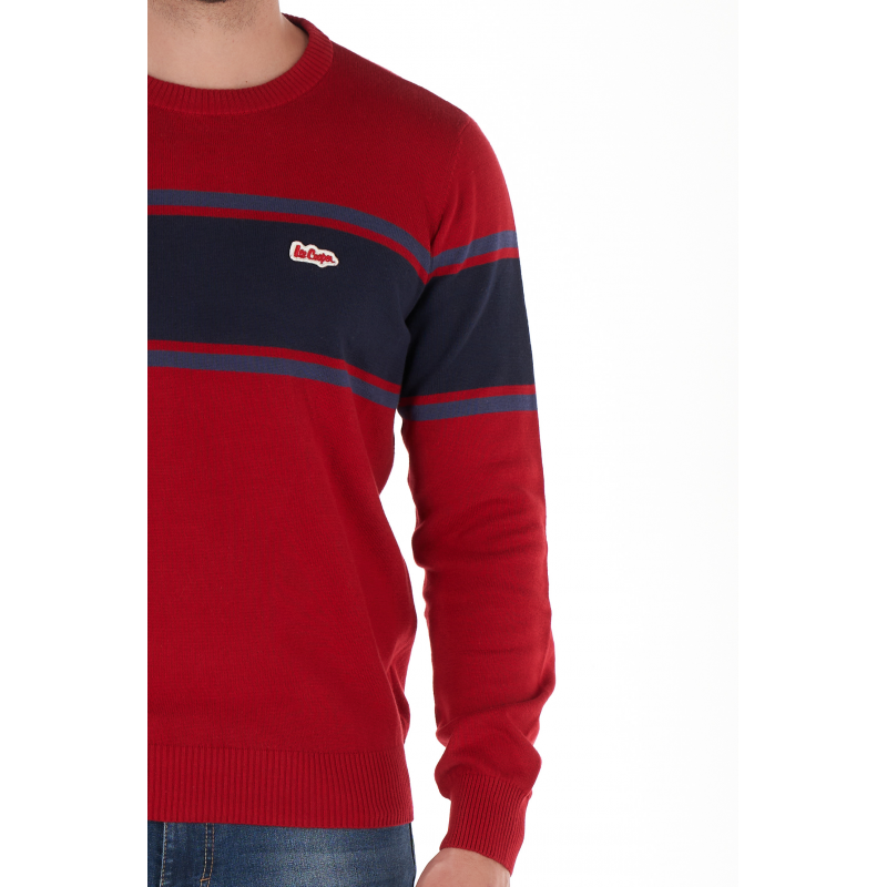 Светр чоловічий Lee cooper 10495521 L Червоний - фото 3 Светр чоловічий Lee cooper 10495521 L Червоний - фото 3