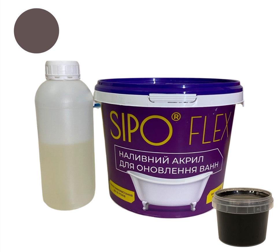 Акрил для ванн реставрации Sipo 1,5 м Черный (15175730)