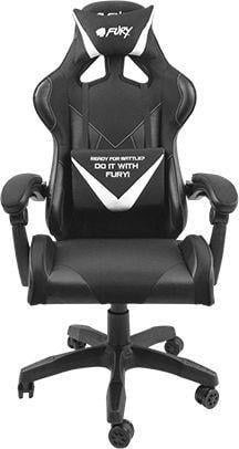 Крісло комп'ютерне для геймера Fury Avenger L Black/White (320338) Крісло комп'ютерне для геймера Fury Avenger L Black/White (320338)