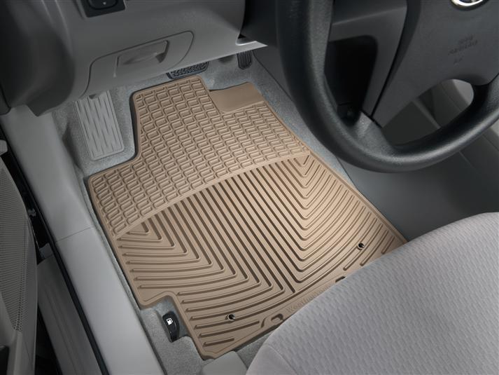 Коврики автомобильные передние резиновые WeatherTech W86TN Toyota Highlander 2008-2013 Бежевый (39556824)
