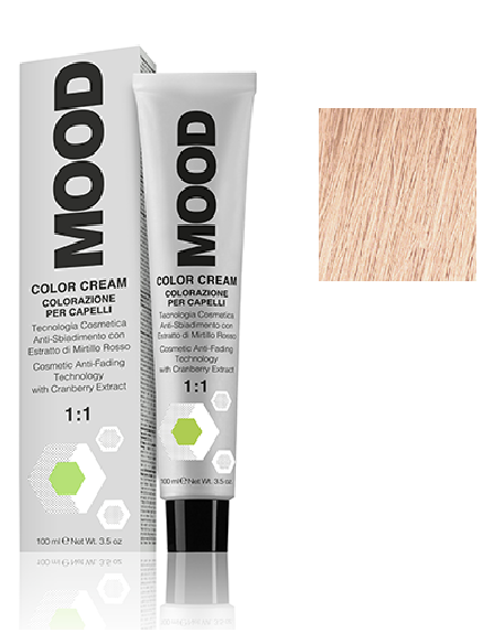 Крем-фарба для волосся Мood Сolor з аміаком 100 мл 12/61 Супер рожевий блонд