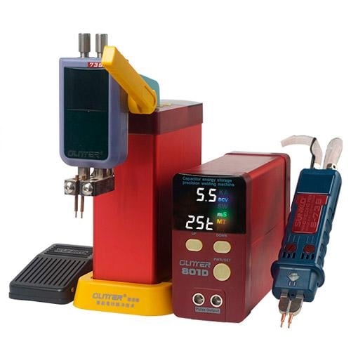 Аппарат конденсаторный Glitter 801D контактной точечной сварки для АКБ 2500 A (3690-d6287)