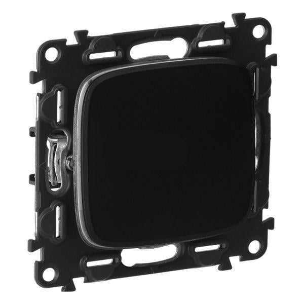 Выключатель Legrand Valena LIFE одноклавишный/скрытый монтаж 60х60 мм Антрацит (752911)