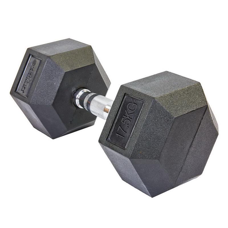 Гантель цельная Zelart TA-5159-17,5 шестигранная 1 шт. 17,5 кг (DR002838) - фото 2 Гантель цельная Zelart TA-5159-17,5 шестигранная 1 шт. 17,5 кг (DR002838) - фото 2