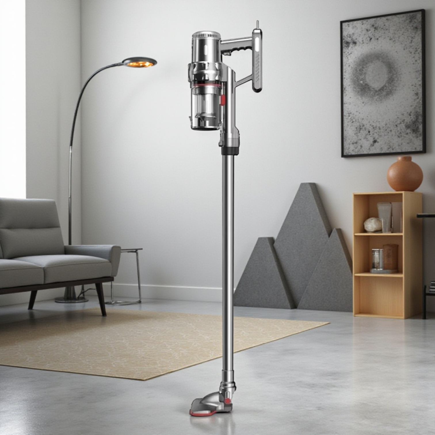 Пилосос ручний вертикальний із циклонним фільтром Sokany SK-3378 для сухого прибирання Сріблястий (SK-3378) - фото 5 Пилосос ручний вертикальний із циклонним фільтром Sokany SK-3378 для сухого прибирання Сріблястий (SK-3378) - фото 5