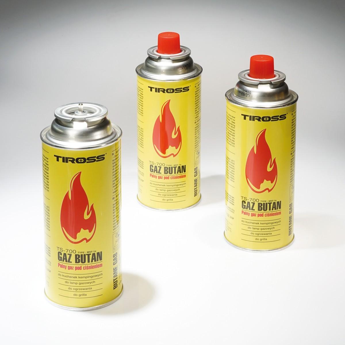 Балончик газовий цанговий Tiross TS-700 220 г (9613411) - фото 4 Балончик газовий цанговий Tiross TS-700 220 г (9613411) - фото 4