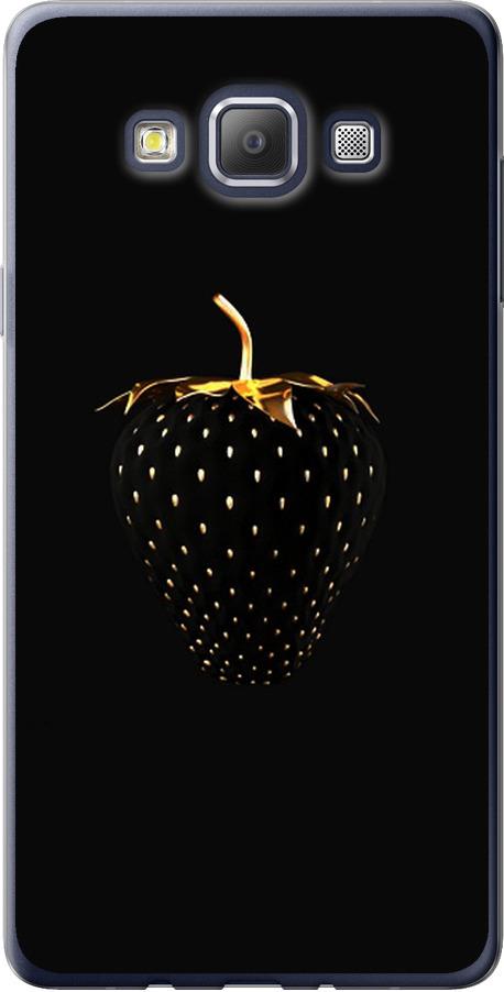 Чехол на Samsung Galaxy A7 A700H Черная клубника (3585u-117-42517)