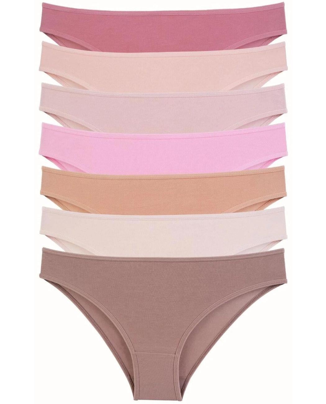 Набор трусиков-слипов женских Nicoletta 113183-50 7 шт. 2XL Разноцветный (6551222298637)