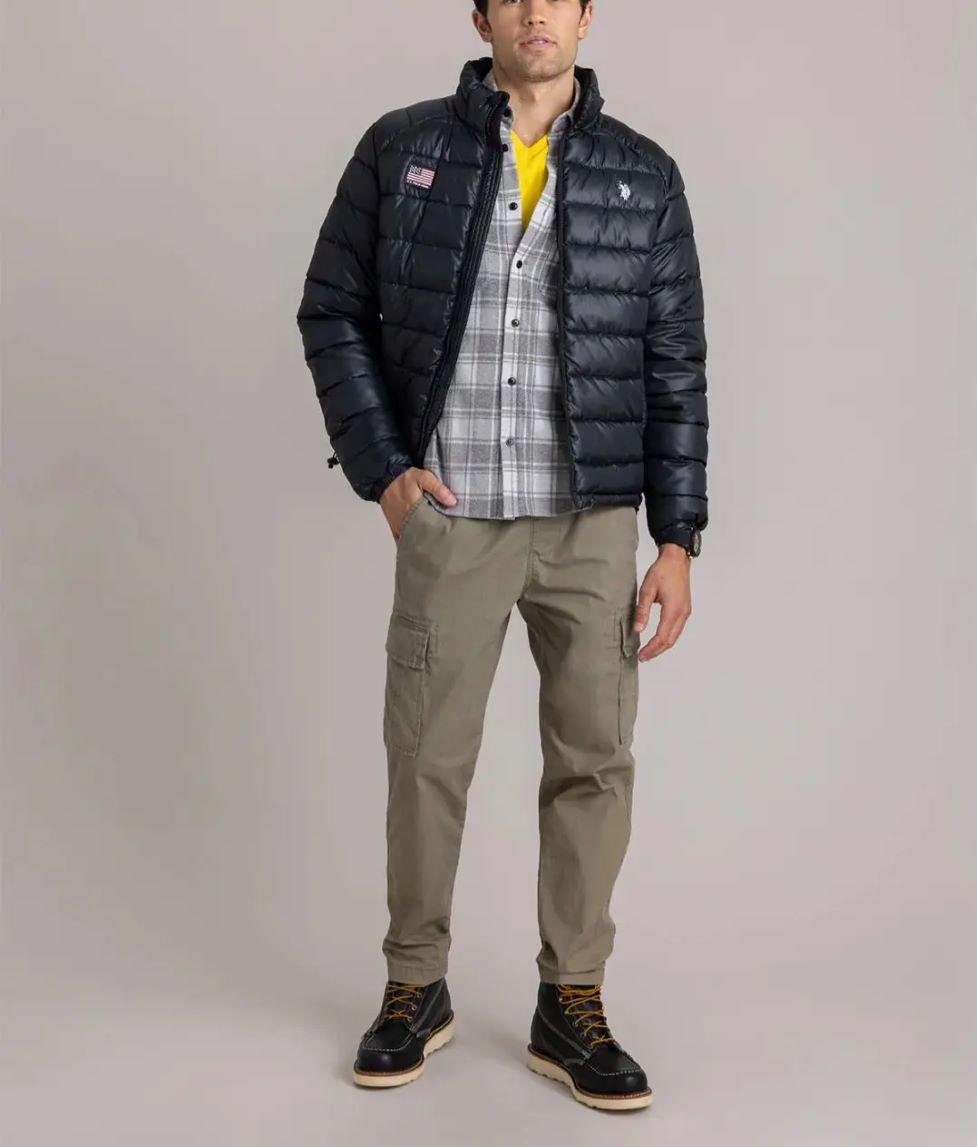 Куртка-пуховик мужская U.S.POLO ASSN L Черный (109828) - фото 3 Куртка-пуховик мужская U.S.POLO ASSN L Черный (109828) - фото 3