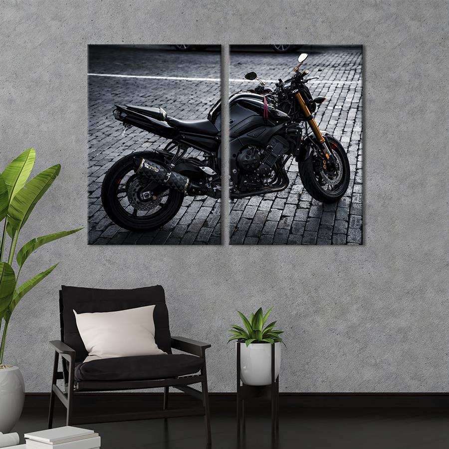 Картина на полотні Потужний велосипед Yamaha FZ1 71x51 см (1379-2)