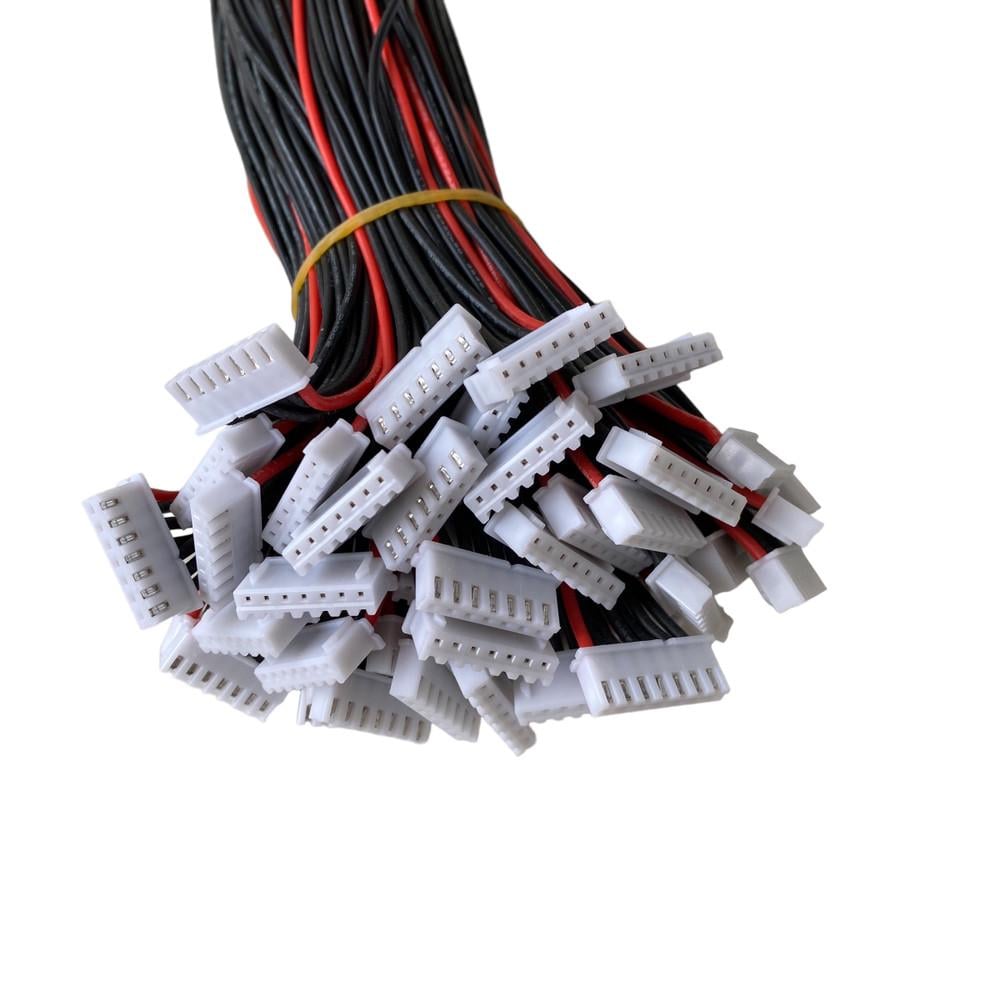 Разъем JST XH2.54-6S 7pin 30 см 22awg силиконовый провод на 7 контактов балансир для imax b6 (2276819858)